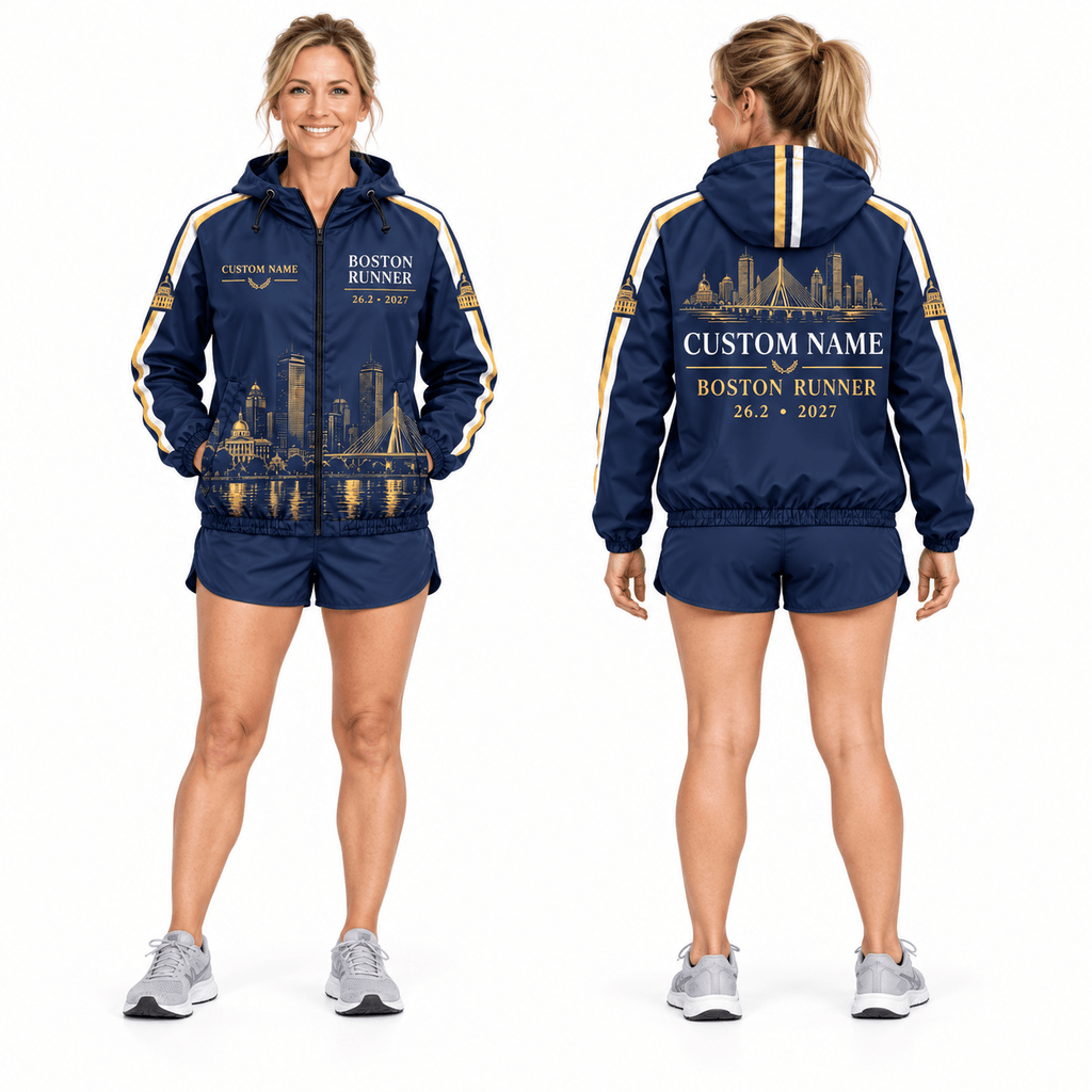 Customized Boston Runner 26.2 2027 Running Windbreaker Jacket