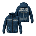 Customized Philadelphia Proud Finisher 2026 Running Windbreaker Jacket