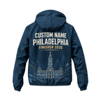 Customized Philadelphia Proud Finisher 2026 Running Windbreaker Jacket