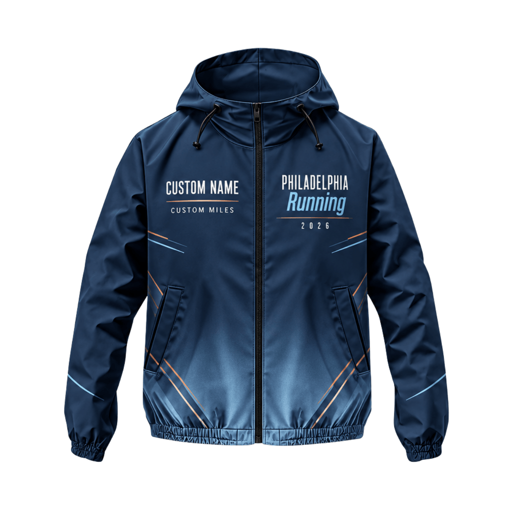 Customized Philadelphia Running 2026 Running Windbreaker Jacket
