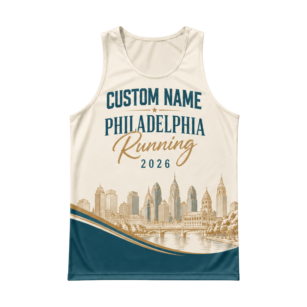 Customized Philly Run 2026 Running Singlet Unisex Marathon Tank Top