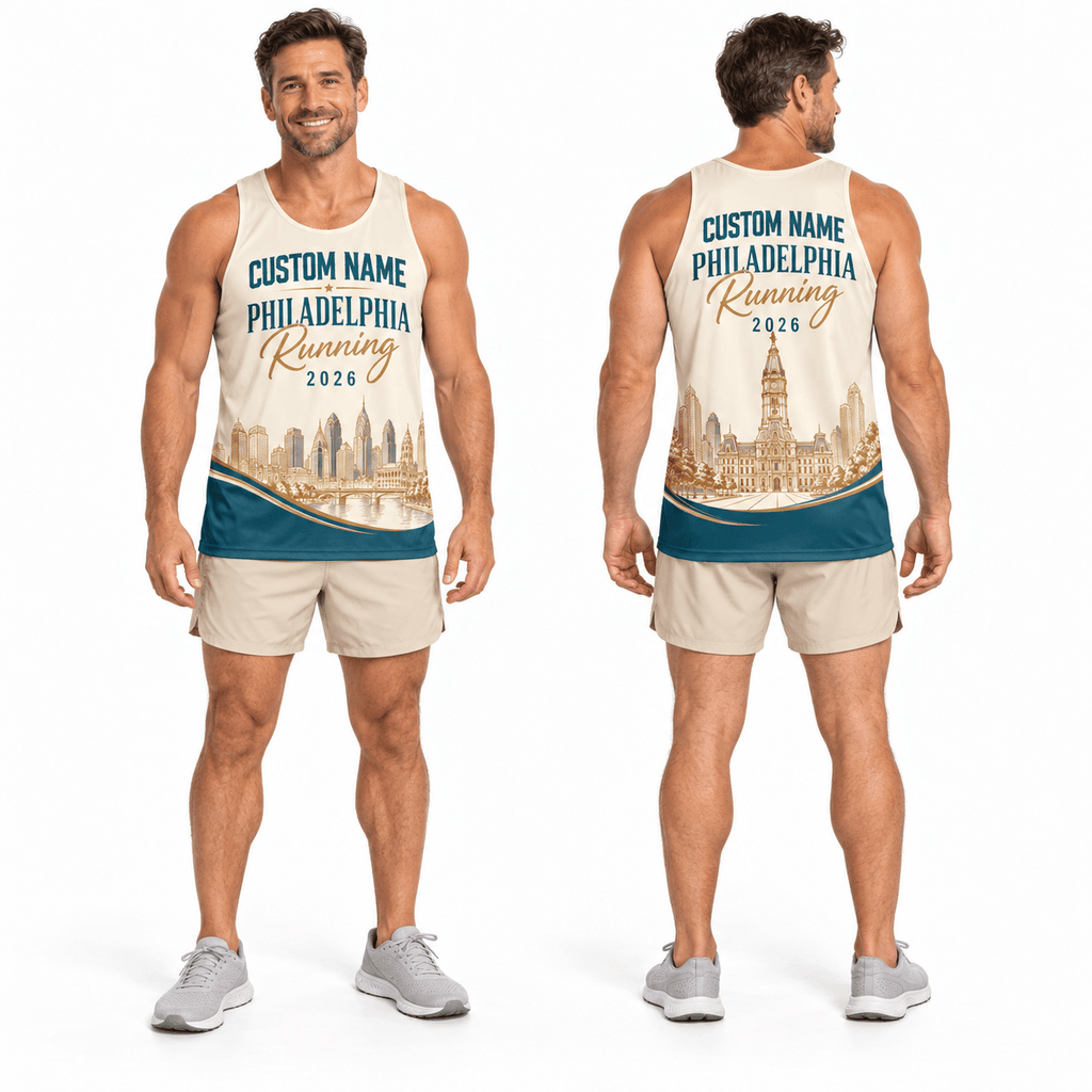 Customized Philly Run 2026 Running Singlet Unisex Marathon Tank Top