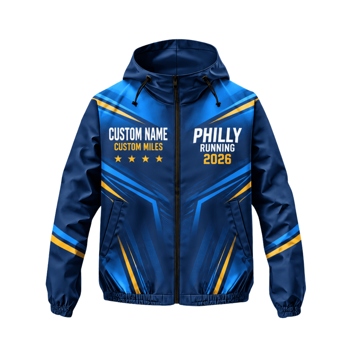 Customized Philly Running 2026 Running Windbreaker Jacket