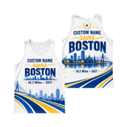Customized Runs Boston 2027 Running Singlet Unisex Marathon Tank Top