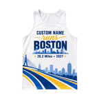 Customized Runs Boston 2027 Running Singlet Unisex Marathon Tank Top