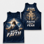 Christian Running Tank Top - Faith Tech Running Singlet