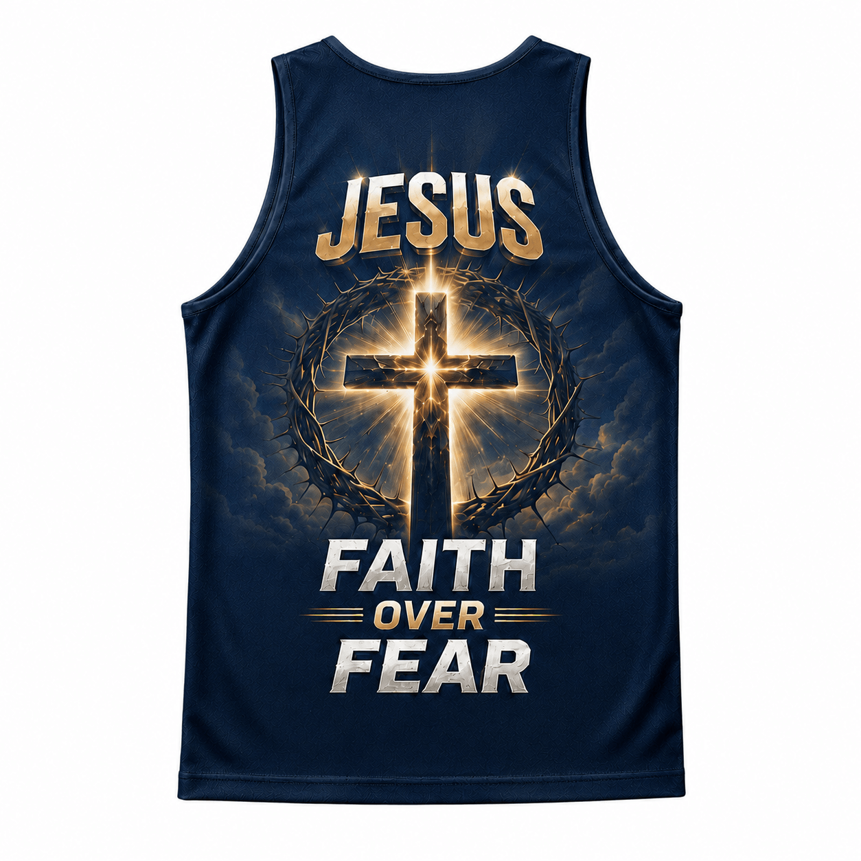 Christian Running Tank Top - Faith Tech Running Singlet