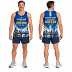 From Hometown To Boston 2027 Running Singlet Unisex Marathon Tank Top