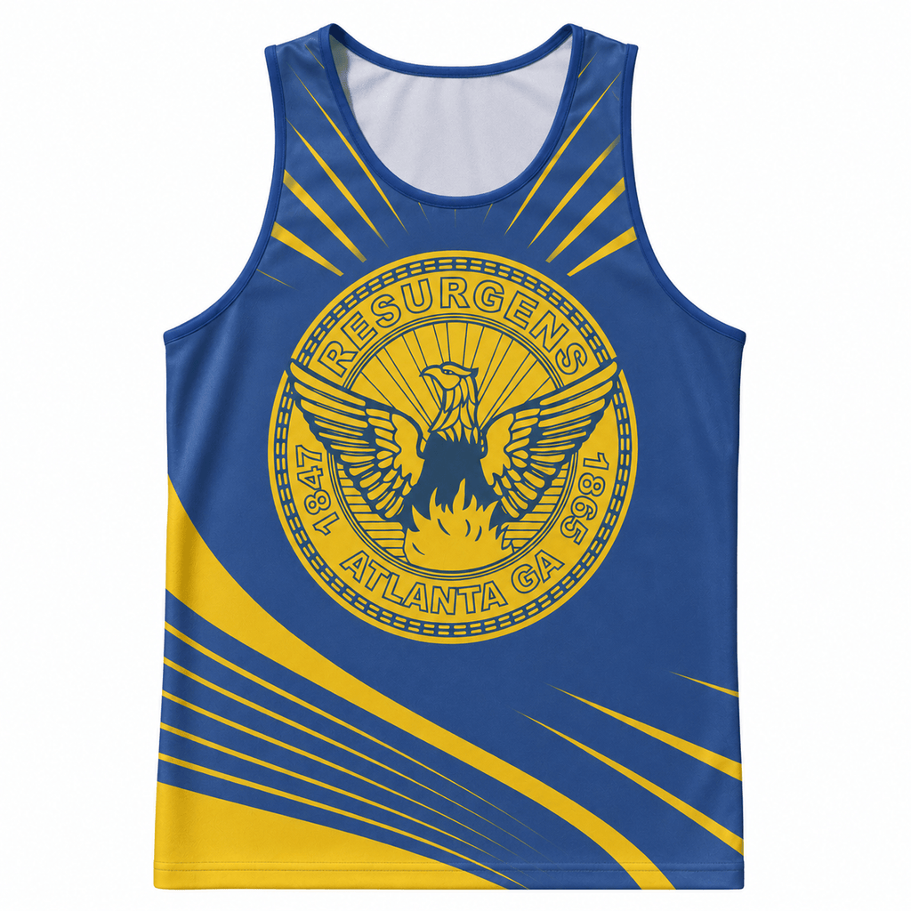 Georgia Running Tank Top Atlanta City Flag Running Singlet for Men and Women