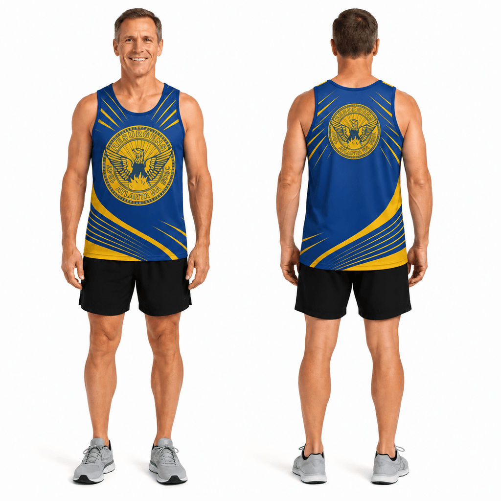 Georgia Running Tank Top Atlanta City Flag Running Singlet for Men and Women