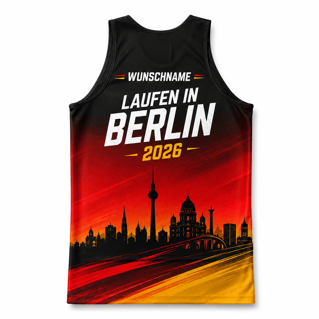 Germany Running Tank Top Custom Name 2026 Berlin Running Singlet for Men and Women
