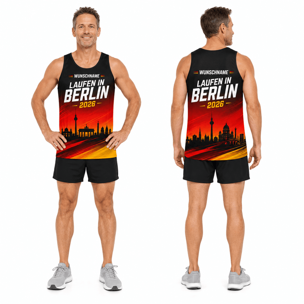 Germany Running Tank Top Custom Name 2026 Berlin Running Singlet for Men and Women