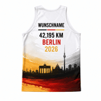 Germany Running Tank Top Custom Name 42K 2026 Berlin Race Running Singlet for Men and Women