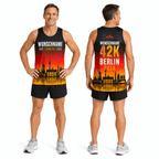 Germany Running Tank Top Custom Name 42K Berlin 2026 Running Singlet for Men and Women