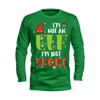 I'm Not An Elf I'm Just Short Funny Unisex Running Long Sleeve Shirt