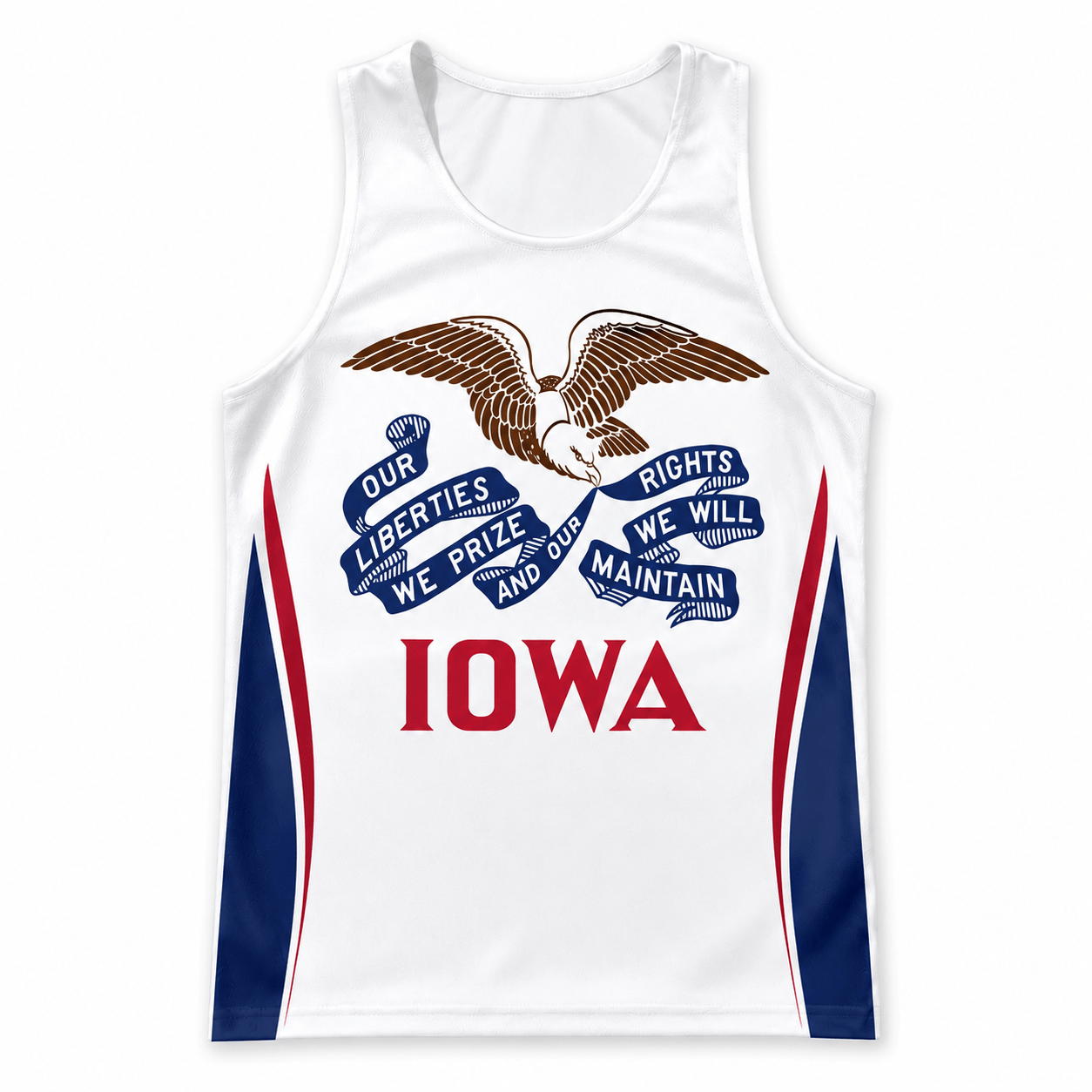 Iowa Running Tank Top Hawkeye State Running Singlet for Men and Women