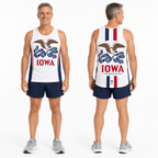 Iowa Running Tank Top Hawkeye State Running Singlet for Men and Women