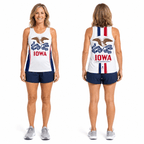 Iowa Running Tank Top Hawkeye State Running Singlet for Men and Women
