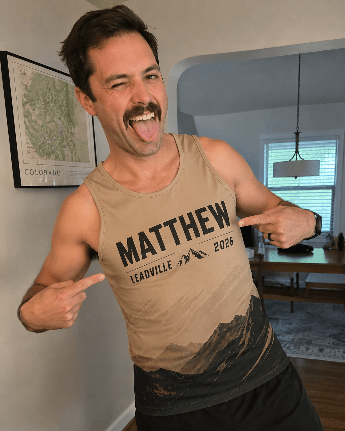 Customized Leadville 2026 Tech Running Tank Top