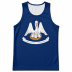 Louisiana Running Tank Top State Pride Tech Running Singlet