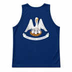 Louisiana Running Tank Top State Pride Tech Running Singlet