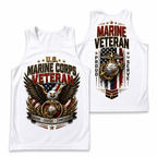 Veteran Running Tank Top - Marine Corps Veteran Tech Running Singlet