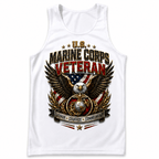 Veteran Running Tank Top - Marine Corps Veteran Tech Running Singlet