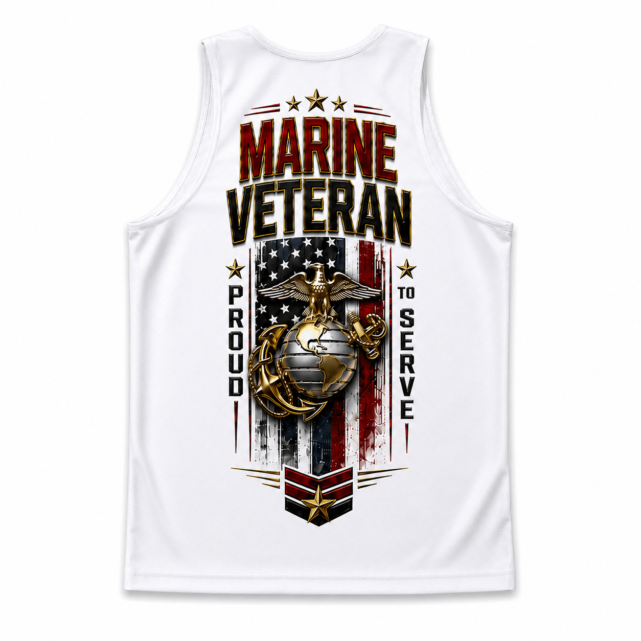 Veteran Running Tank Top - Marine Corps Veteran Tech Running Singlet