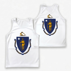 Massachusetts Running Tank Top - State Pride Tech Running Singlet