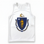Massachusetts Running Tank Top - State Pride Tech Running Singlet