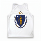 Massachusetts Running Tank Top - State Pride Tech Running Singlet