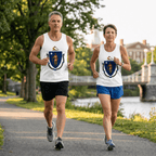 Massachusetts Running Tank Top - State Pride Tech Running Singlet
