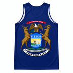Michigan Running Tank Top State Pride Tech Running Singlet