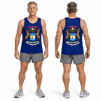 Michigan Running Tank Top State Pride Tech Running Singlet