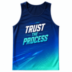 Motivational Quotes Running Tank Top Trust The Process Running Singlet for Men and Women