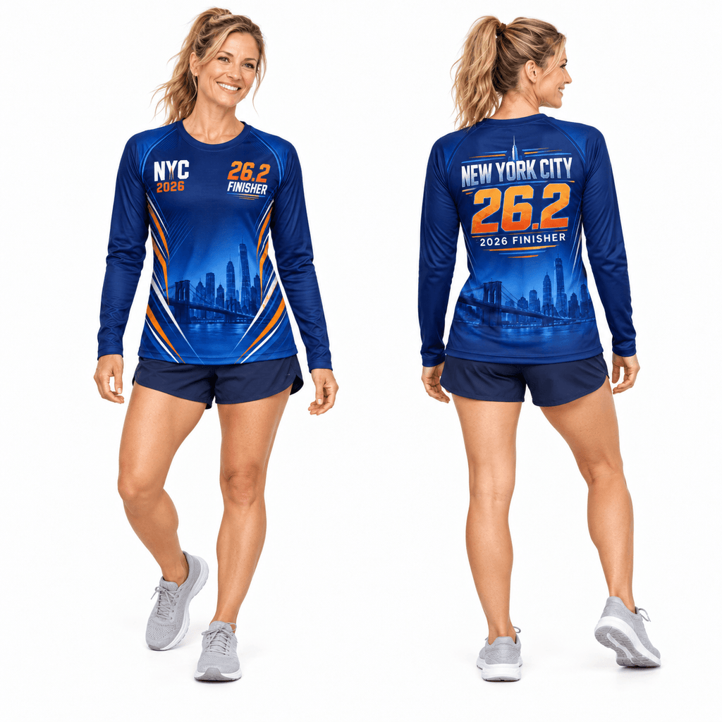 NYC 26.2 Marathon 2026 Finisher Unisex Running Long Sleeve Shirt