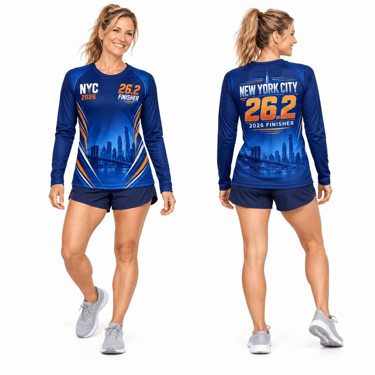 NYC 26.2 Marathon 2026 Finisher Unisex Running Long Sleeve Shirt