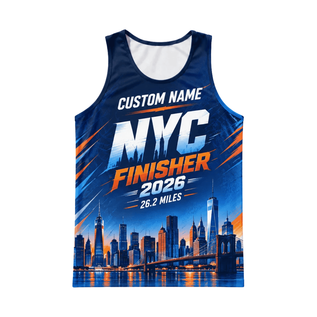 NYC Proud Finisher 26.2 2026 Running Singlet Unisex Marathon Tank Top