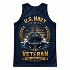 Veteran Running Tank Top - Navy Veteran Tech Running Singlet