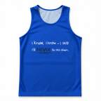 Never Run Tech Running Tank Top
