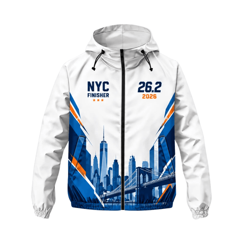 New York City 26.2 Finisher 2026 Running Windbreaker Jacket