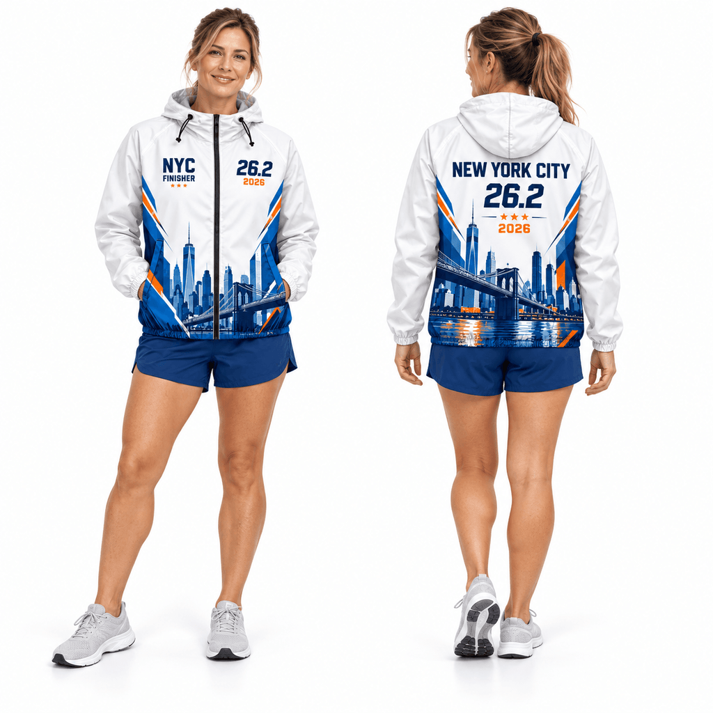 New York City 26.2 Finisher 2026 Running Windbreaker Jacket