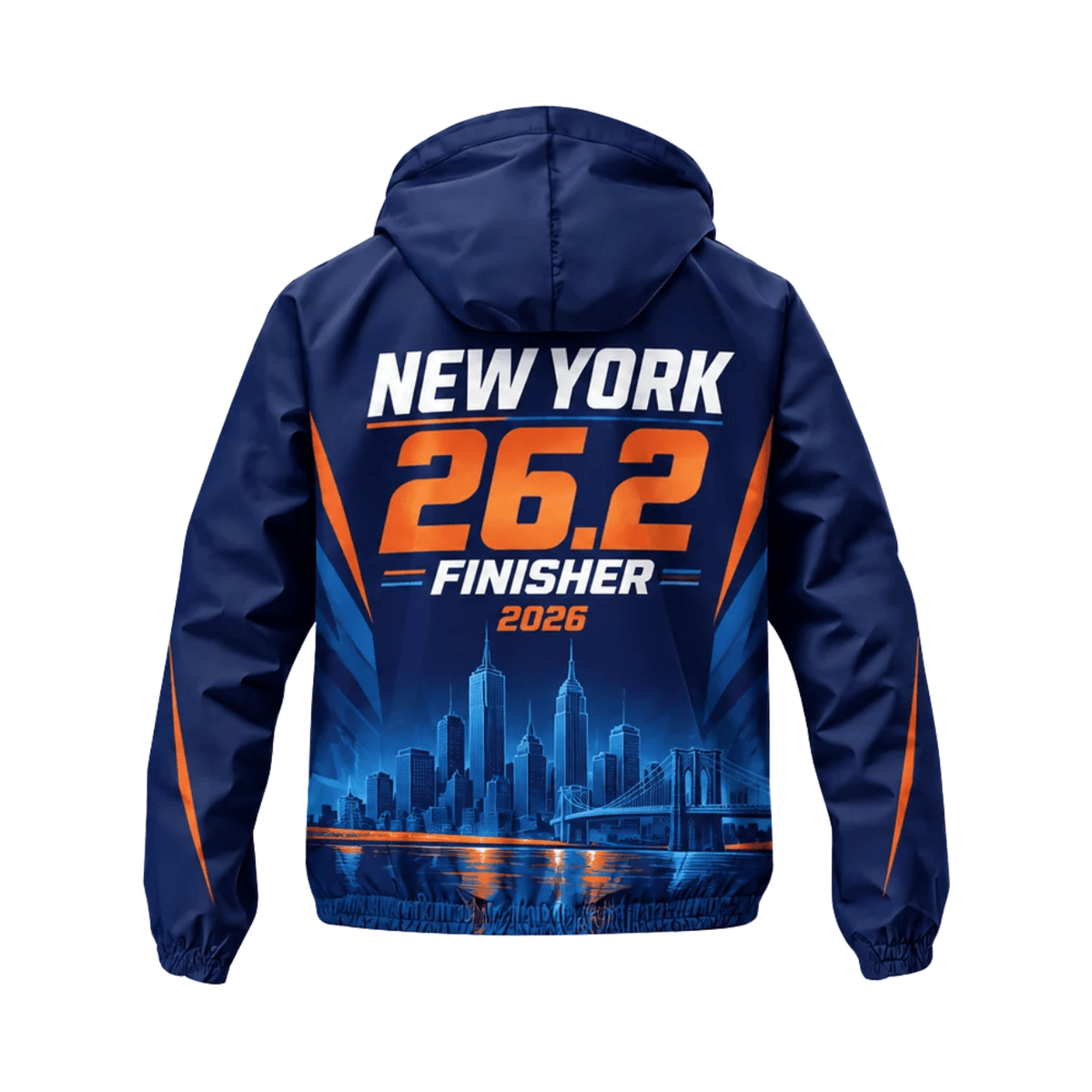 New York Finisher 26.2 2026 Running Windbreaker Jacket