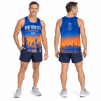 New York Running Tank Top 2026 Orange Horizon NYC Running Singlet for Men and Women
