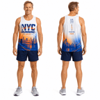 New York Running Tank Top 2026 Sunset Harbor NYC Running Singlet for Men and Women