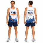 New York Running Tank Top Custom Name 2026 26.2 NYC Running Singlet for Men and Women