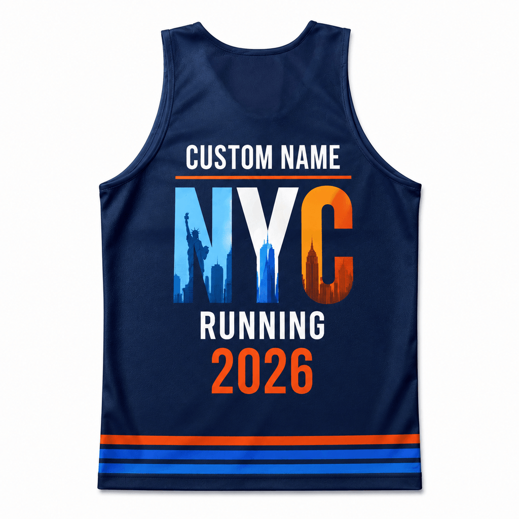 New York Running Tank Top Custom Name 2026 NYC Running Singlet for Men and Women