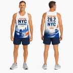 New York Running Tank Top Custom Name 26.2 2026 Liberty NYC Running Singlet for Men and Women