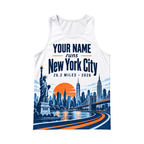 New York Running Tank Top Your Name Runs NYC Running Singlet for Men and Women