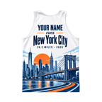 New York Running Tank Top Your Name Runs NYC Running Singlet for Men and Women